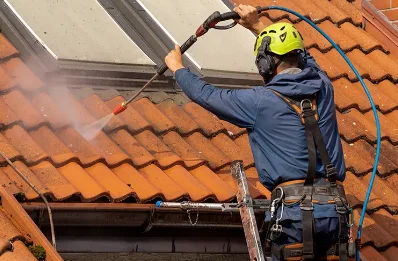 Démoussage et hydrofuge de toiture à Chalaux